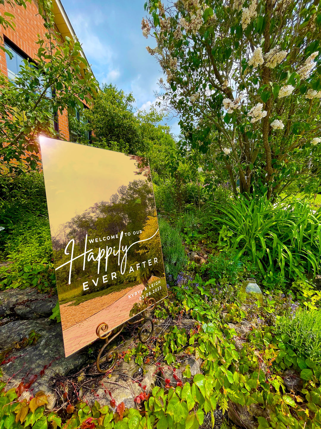 Happily Ever After Mirror Entry Sign - METROPOLITAN GALA