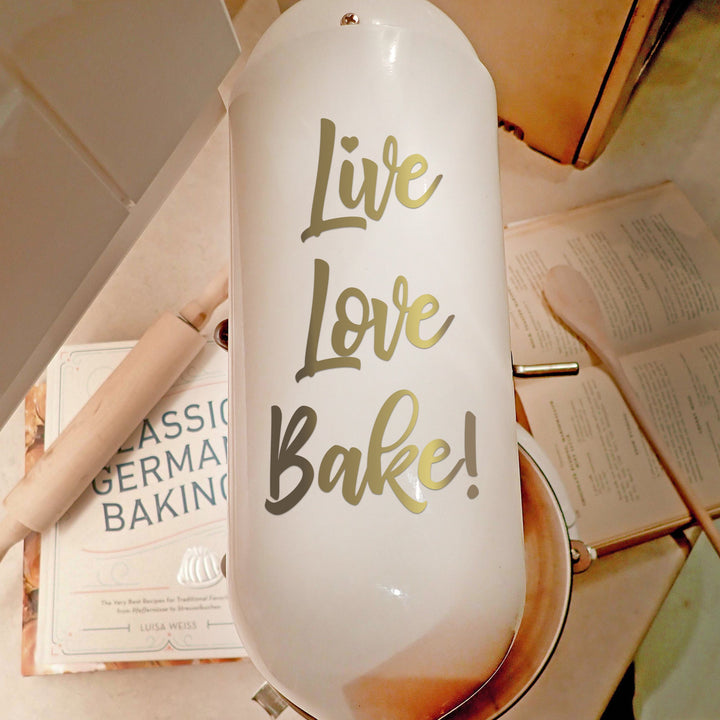 Kitchen Aid Mixer Vinyl DECAL Home Decor - Live Love Bake