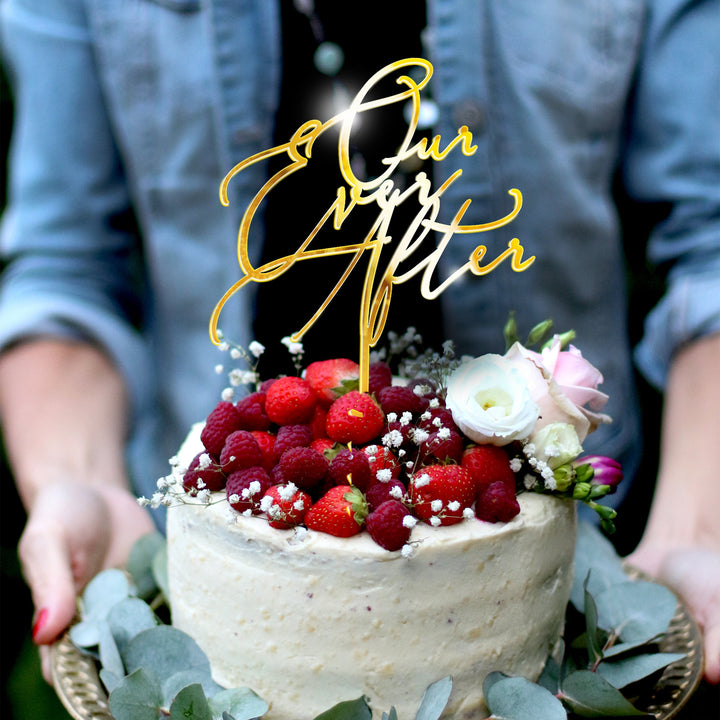 Our Ever After CAKE TOPPER - GARDEN FORMAL