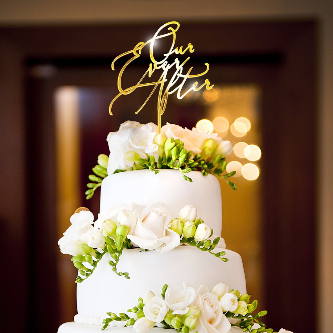 Our Ever After CAKE TOPPER - GARDEN FORMAL