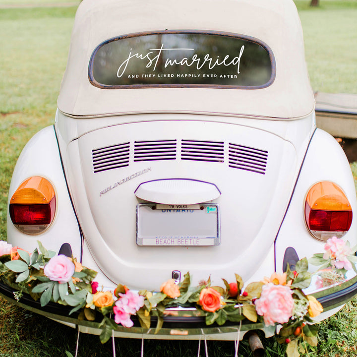 CUSTOM JUST MARRIED DECAL - METROPOLITAN GALA