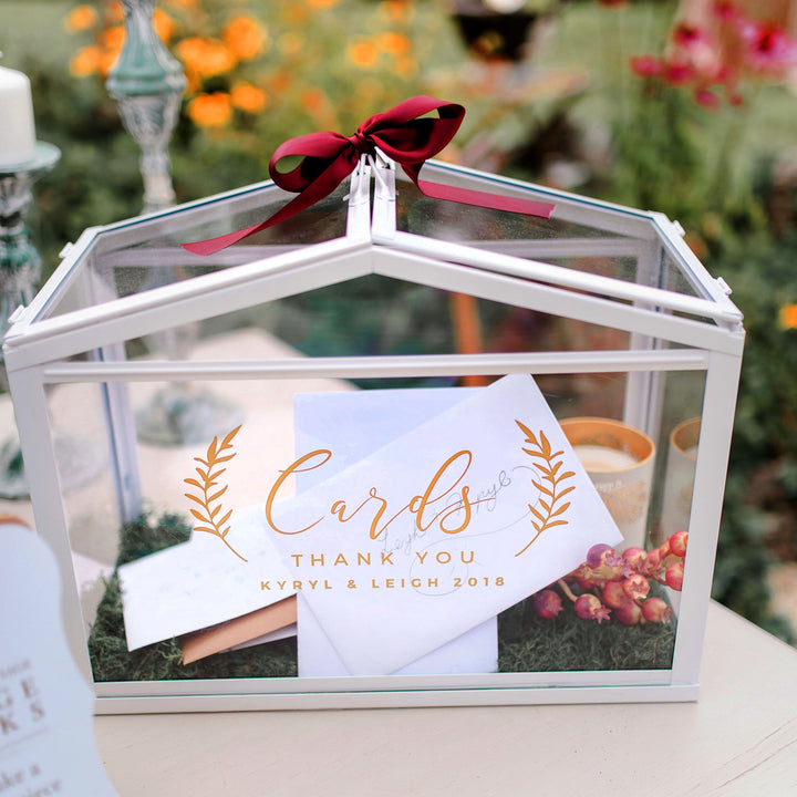 Custom Card Box DECAL - ROMANTIC SOIRÉE