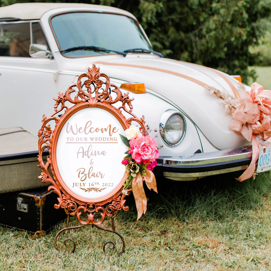 Welcome to Our Wedding Custom Decal - LIVELY AFFAIR