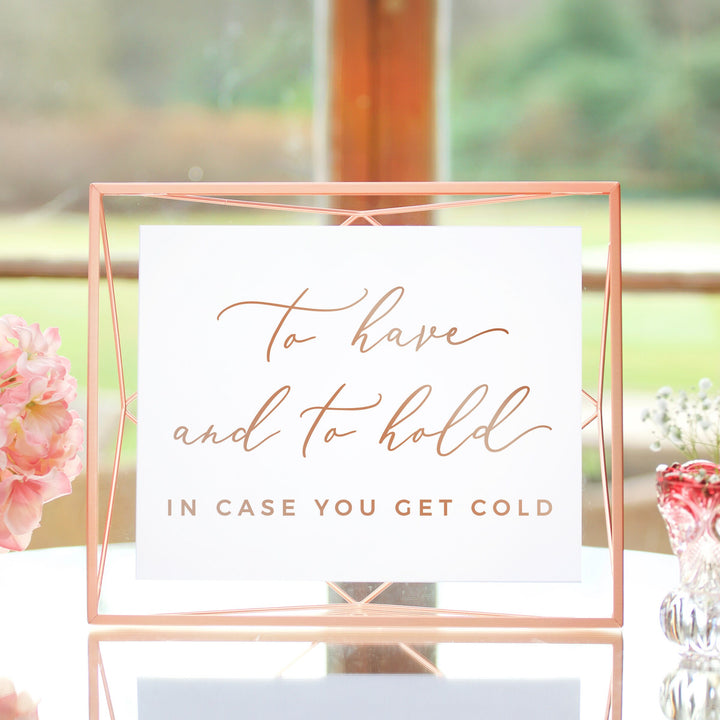 TO HAVE AND TO HOLD BLANKETS DECAL - GARDEN FORMAL