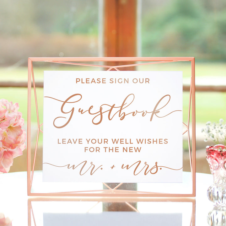 Please Sign Our Guestbook DECAL - ROMANTIC SOIRÉE