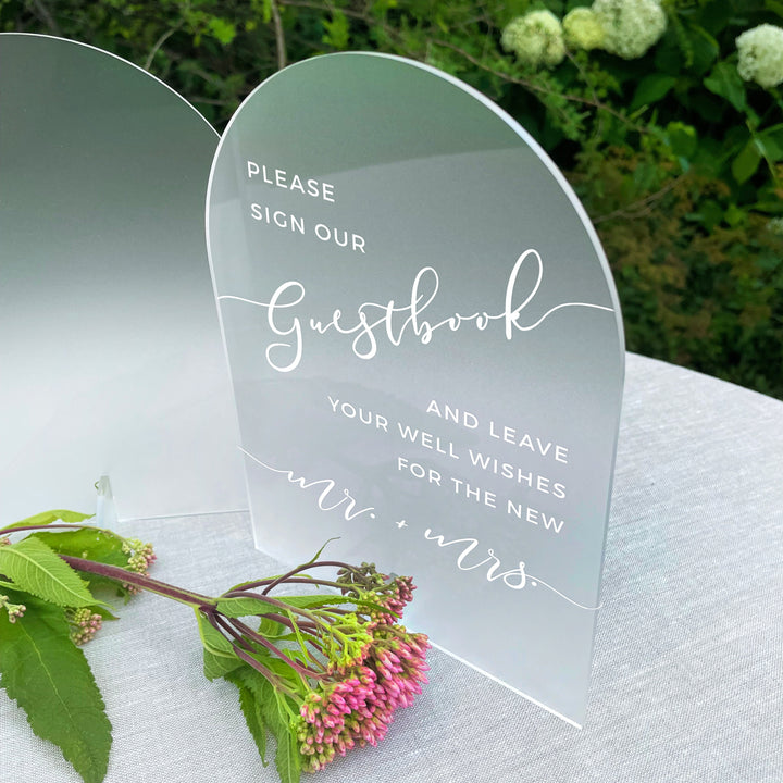 Please Sign Our Guestbook DECAL - ROMANTIC SOIRÉE