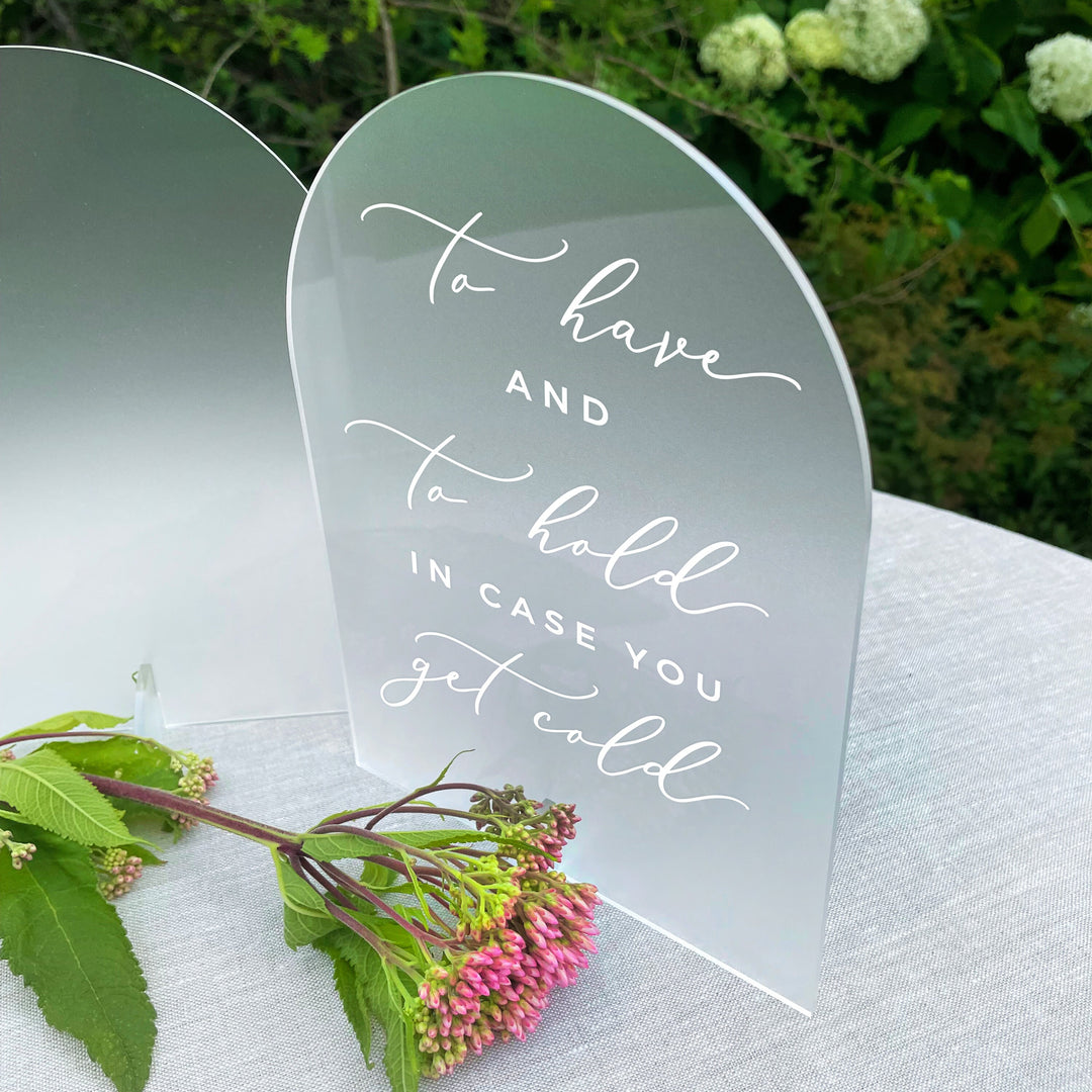 TO HAVE AND TO HOLD BLANKETS DECAL - GARDEN FORMAL