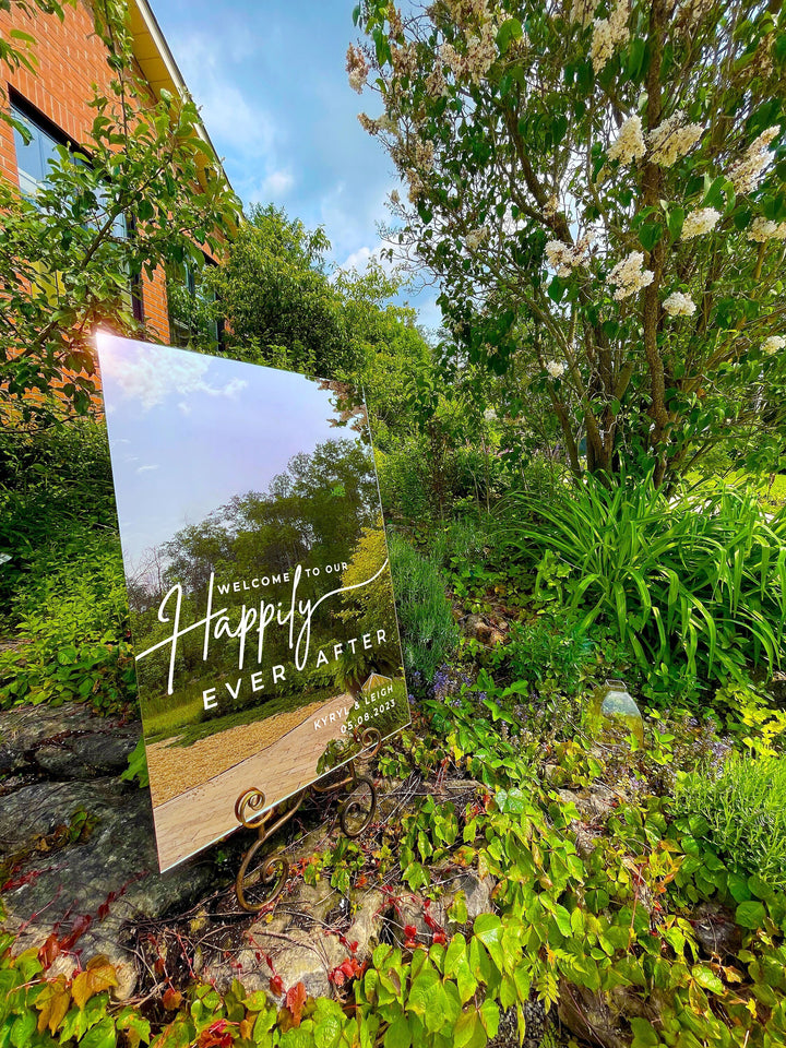 Happily Ever After Mirror Entry Sign - METROPOLITAN GALA